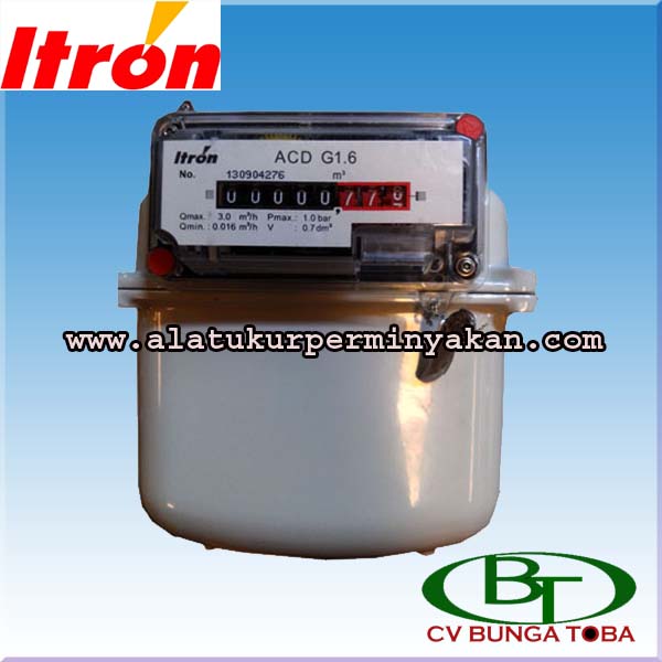 Gas Meter Merk Itron Tipe ACD G1 6 / flow meter gas merk itron / distributor flow meter gas merk itron / jual meteran gas / itron gas meter / itron meter
