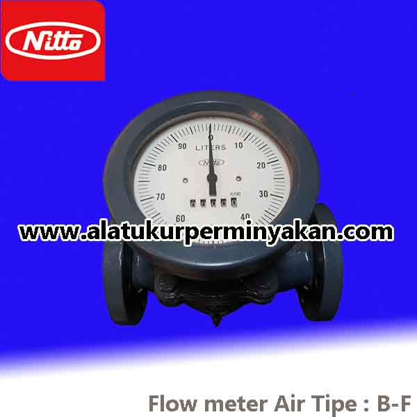 jual flow meter air nitto seiko tipe B-F SIZE 1,5 INCH