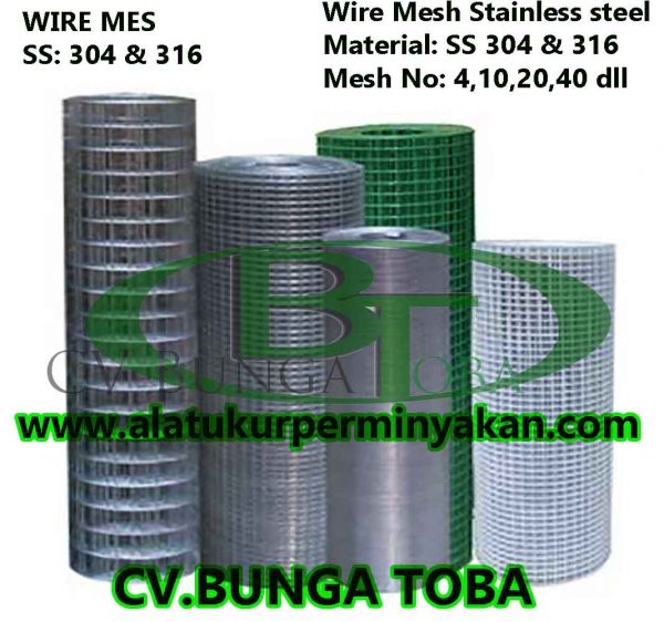 wire mesh stainless steel 304 dan 316 / cv.bunga toba / jual wire mesh / distributor wire mesh / kawat mesh / wire mesh stainless murah / harga wire mesh