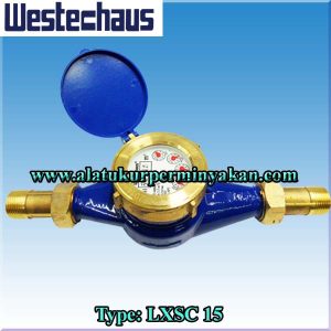 Flow meter westechaus type lxsc 15 ukuran 15 mm / cv.bunga toba / meteran air merk westechaus 1/2 inch / water meter westechaus 1/2 inch / westechaus
