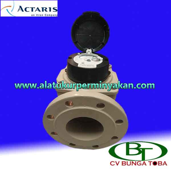 jual water meter actaris size 4 inch dn 100 flow meter