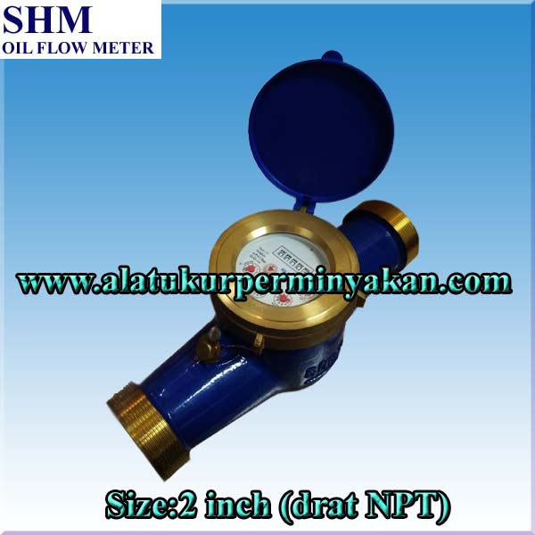 water meter 2 inch conection drat npt merk SHM water meter 2 inch conection drat npt merk SHM