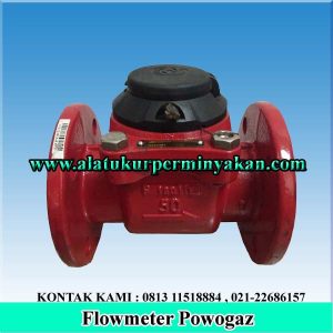 Powogaz 130 ͦ hot water meter flowmeter air panas