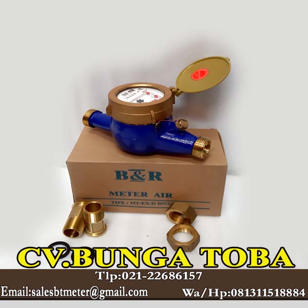 jual water meter br size dn 20 mm