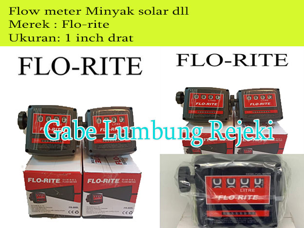 flow meter 1 inch merek flo rite