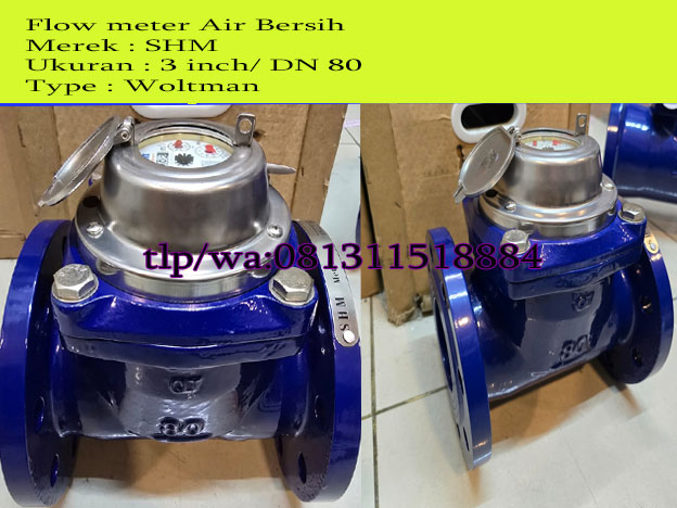 water meter dn80 merek shm woltman