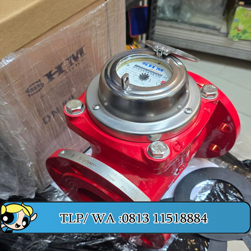 shm dn 80 flow meter air panas